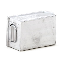 Storage bin steel grip opening