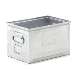 Storage bin steel all walls closed