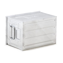 Storage bin steel all walls closed