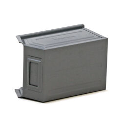 Storage bin steel grip opening