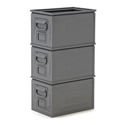 Storage bin steel all walls closed