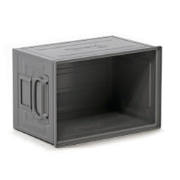 Storage bin steel all walls closed