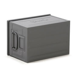 Storage bin steel all walls closed
