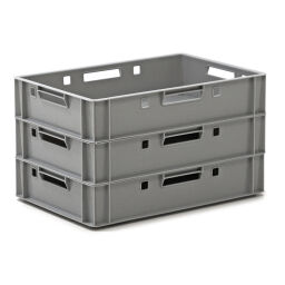 Caisse de viande caisse à viande E1 caisse de viande avec poignées, ouvert