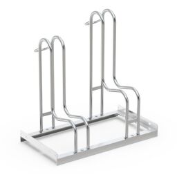 Cycle racks bike rack 2-piece, single-sided
