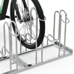 Fietsenrekken 4-delig, enkelzijdig 