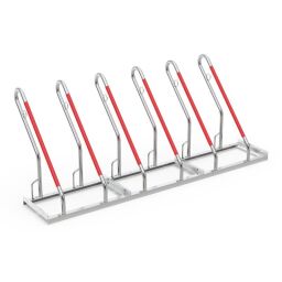 Cycle racks bike rack 6-piece, single-sided 
