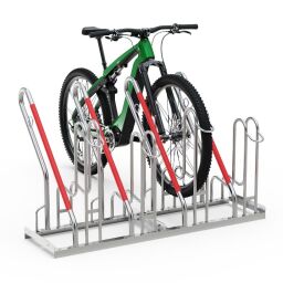 Fietsenrekken 2-delig, enkelzijdig