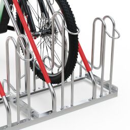 Cycle racks bike rack 4-piece, single-sided 