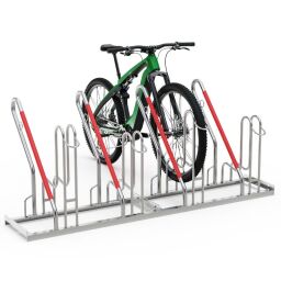 Fahrradständer 6-teilig, einseitig 