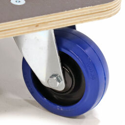 Dollies dollies for furniture 4 swivel wheels rubber 100 mm