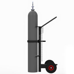 Gasflaschenlagerung Gasflaschenwagen für 1 Flasche, Ø 230 mm