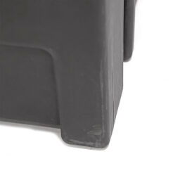 Transportkoffer Transportbehälter auf Rädern mit doppelte Schnellverschluß und Handgriffe