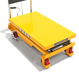 Chariot à plate-forme élévatrice barre de pousser, compact