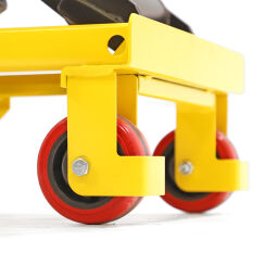 Chariot à plate-forme élévatrice barre de pousser, compact