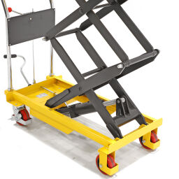 Chariot à plate-forme élévatrice barre de pousser, compact