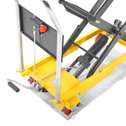 Chariot à plate-forme élévatrice barre de pousser, compact