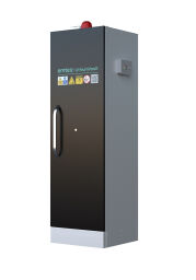 Lithium cabinet storage and charging space for lithium batteries 