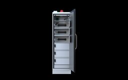 Lithium cabinet storage and charging space for lithium batteries 