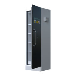 Lithium cabinet storage and charging space for lithium batteries 