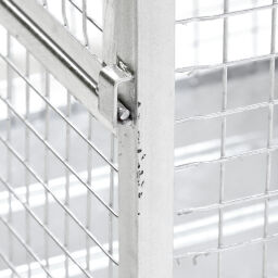 Construction fixe caisse grillagée caisse-palette à structure fixe une seule vanne d'un seul côté Sur mesure