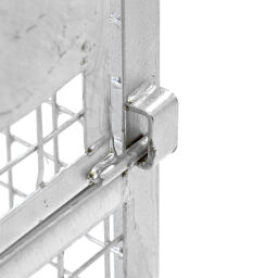 Construction fixe caisse grillagée caisse-palette à structure fixe une seule vanne d'un seul côté Sur mesure