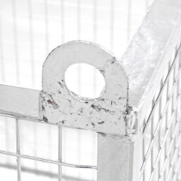Construction fixe caisse grillagée caisse-palette à structure fixe une seule vanne d'un seul côté Sur mesure