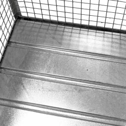 Construction fixe caisse grillagée caisse-palette à structure fixe une seule vanne d'un seul côté Sur mesure
