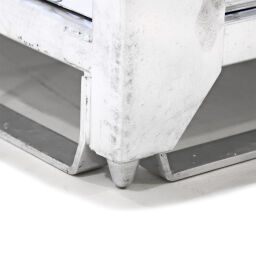 Offres de caisse grillagée gerbable et pliable clapet simple à double face