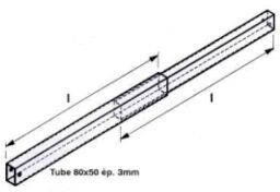 Stellingbescherming stellingbeschermer verstelbaar van 1850 tot 2750 mm 