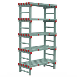 Rayonnage en plastique eurostelle modulaire