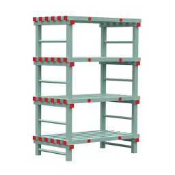 Rayonnage en plastique eurostelle modulaire