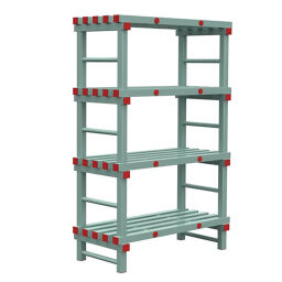 Rayonnage en plastique eurostelle modulaire