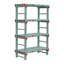 Rayonnage en plastique eurostelle modulaire