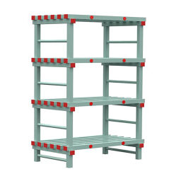 Rayonnage en plastique eurostelle modulaire