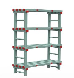 Rayonnage en plastique eurostelle modulaire