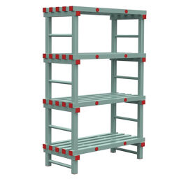 Rayonnage en plastique eurostelle modulaire
