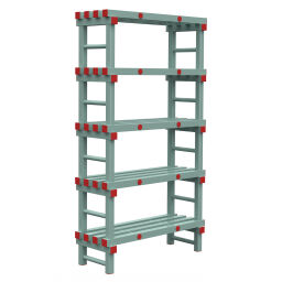 Rayonnage en plastique eurostelle modulaire