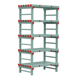 Rayonnage en plastique eurostelle modulaire
