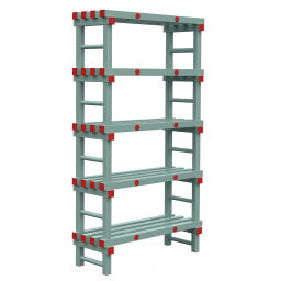 Rayonnage en plastique eurostelle modulaire