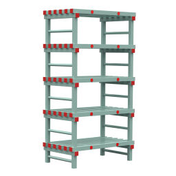 Rayonnage en plastique eurostelle modulaire