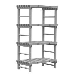 Rayonnage en plastique eurostelle modulaire