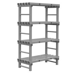 Rayonnage en plastique eurostelle modulaire
