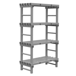 Rayonnage en plastique eurostelle modulaire
