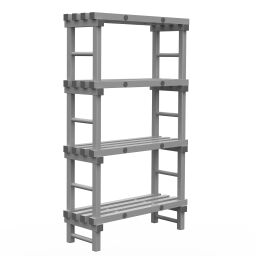 Rayonnage en plastique eurostelle modulaire