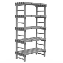 Rayonnage en plastique eurostelle modulaire