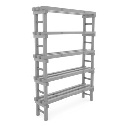 Rayonnage en plastique eurostelle modulaire
