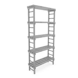 Rayonnage en plastique eurostelle modulaire