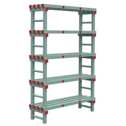 Rayonnage en plastique eurostelle modulaire