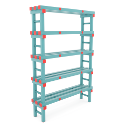 Kunststof stelling eurostelling modulair